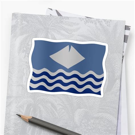 "Isle of Wight flag" Sticker by stuwdamdorp | Redbubble