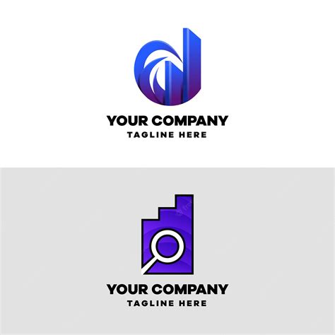 Premium Vector | Gradient and colorful logo design template