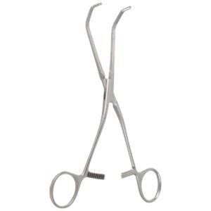 Cooley Vascular Clamp - 60° angled small jaw - BOSS Surgical Instruments