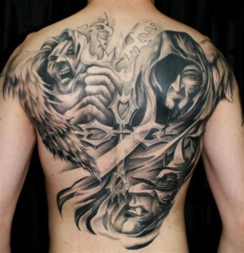 20+ Great Devil and Angel Tattoo Designs | EntertainmentMesh