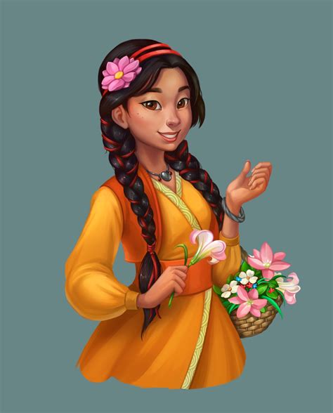 ArtStation - Characters for Township, Elena Karanda | Cartoon character ...