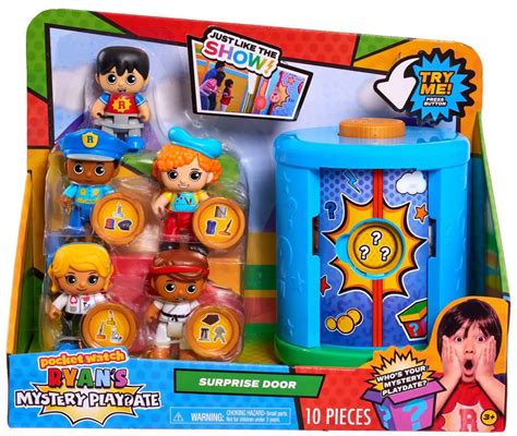 Pocket Watch Ryans World Mystery Playdate Surprise Door Playset Just Play - ToyWiz