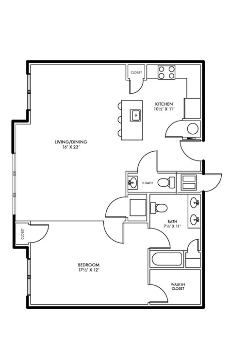 Floor Plans of The Lofts at Middlesex in Middlesex, NJ