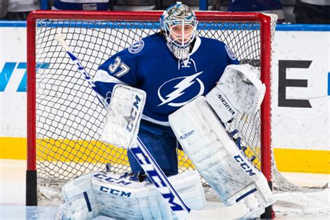 Lightning goalie Kristers Gudlevskis makes history with his first NHL ...