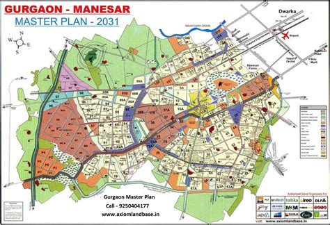 Gurgaon Master Plan and Map - Gurgaon has a leading Financial and Industrial hub with the third ...