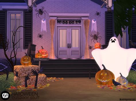 Sims 4 CC Halloween Decorations