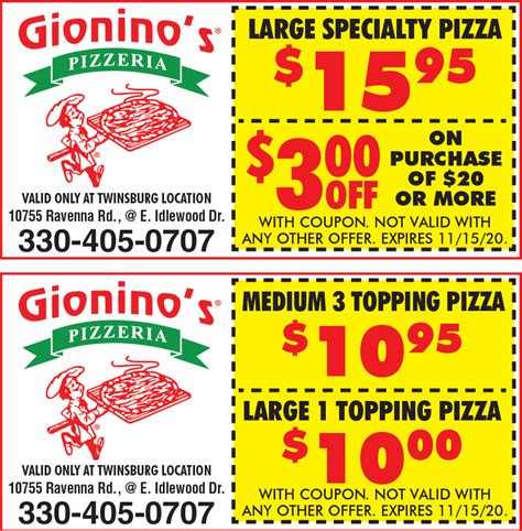 MEDIUM 3 TOPPING PIZZA FOR $10.95 | Online Printable Coupons: USA Local Free Printable Shopping ...