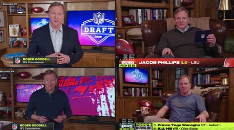 Roger Goodell keeps getting more casual during NFL draft - Sports ...