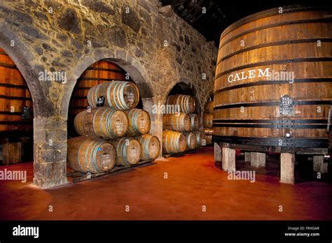 Port wine cellars Calem, Porto, Portugal Stock Photo - Alamy