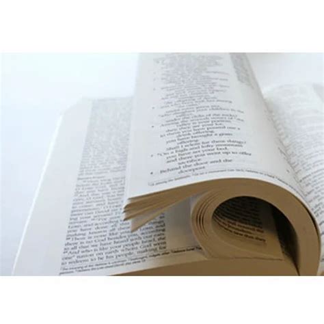 Bible Printing Paper, GSM: 30-60 at Rs 100/kilogram in Visnagar | ID: 10632434833