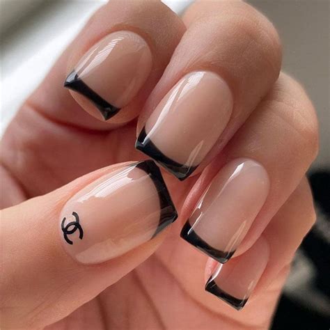 40 Edgy and Elegant Black Nails Designs Ideas | Manicura de uñas, Uñas de gel cuadradas ...