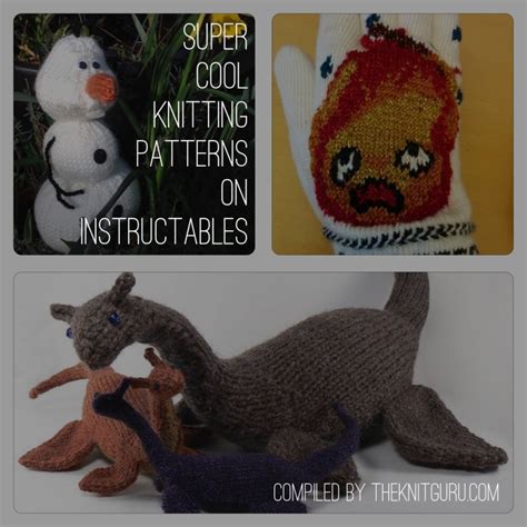 6 Super Cool Knitting Patterns from Instructables | The Knit Guru