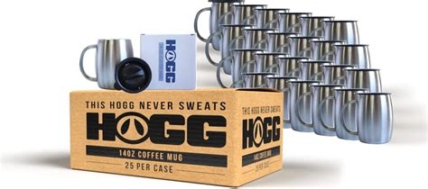 Amazon.com: Hogg 14oz Coffee Mug Tumbler Case (25 Pack) DIY ...