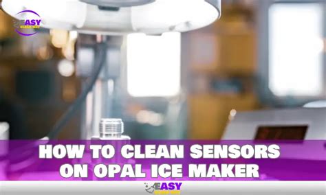 Learn How to Deep Clean Sensors of Opal Ice Maker With Ease