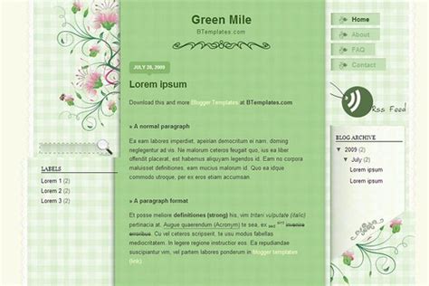 Green Mile | Origin Author: Deluxe Templates；EZ WPthemes 相關文… | Flickr