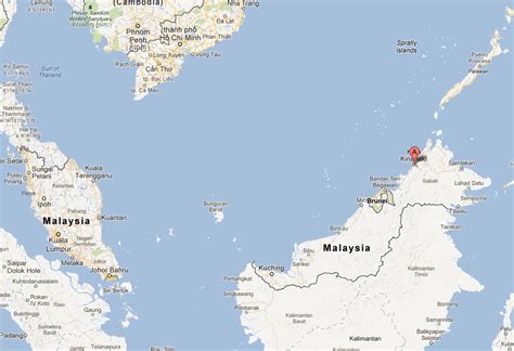 Kota Kinabalu Map - Malaysia