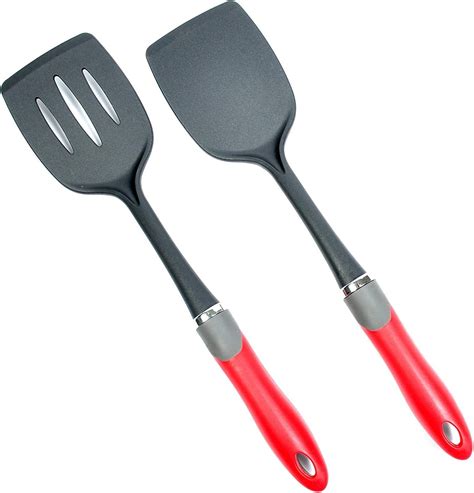 Chef Remi 2-pc Kitchen Spatula Set - Non-Scratch and Non-Stick Nylon ...