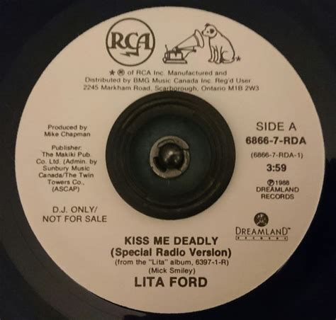 Lita Ford - Kiss Me Deadly (1988, Vinyl) | Discogs