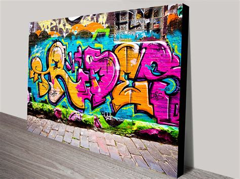 Graffiti Art Canvas Printing Sydney | Custom canvas art, Banksy prints, Canvas art