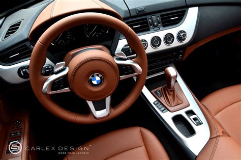 BMW Z4 Milk Chocolate Custom Leather Interior - autoevolution