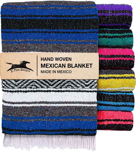 Bestselling Original San Marcos Blankets From Mexico In Vibrant Shades