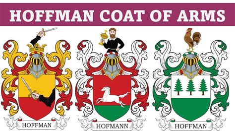 Hoffman Coat of Arms & Family Crest - Symbols, Bearers, History - YouTube