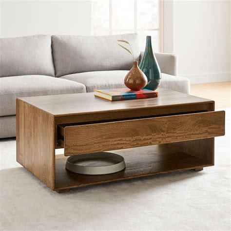 Anton Solid Wood Storage Coffee Table | west elm Australia