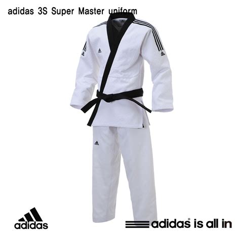 Adidas New 3S Super Master Uniform/TaeKwonDo Uniform/ITF Style/HAPKIDO Uniform | eBay