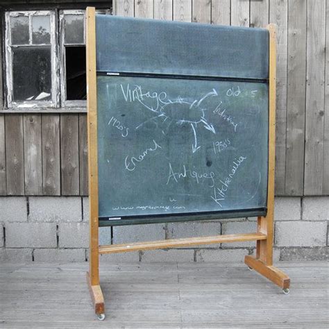 Vintage School Blackboard Revolving Chalkboard Menu Board Event | Vintage school, Blackboards ...