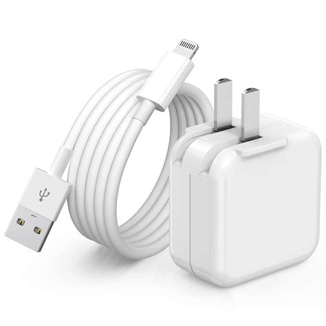 Amazon.com: iPad Charger, iPhone Charger iPad Cord Fast Charging 12W ...