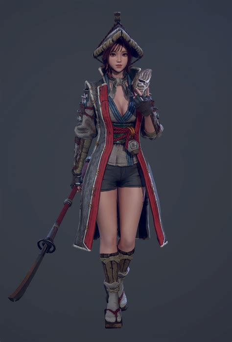 ArtStation - For Honor FanArt , Seung-jun Baek Anime Warrior, Warrior Girl, Fantasy Warrior ...