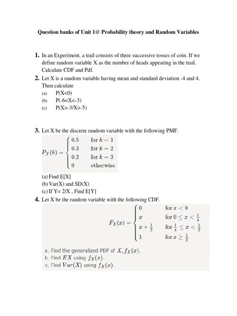 Question Bank Unit-1 | PDF