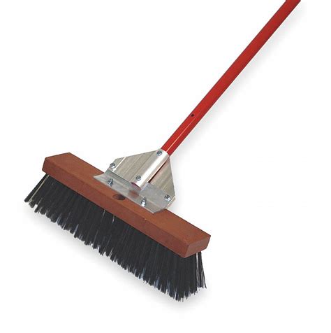 TOUGH GUY Metal Push Broom, 16 in Sweep Face - 3PCA7|3PCA7 - Grainger