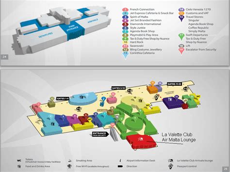 MLA: Malta (Valletta) Luqa Airport - Terminal map, lounges, bars, restaurants & reviews with images