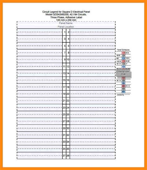 Printable Electrical Panel Breaker Labels / 24.24 kb (4.5 based on 10 ...