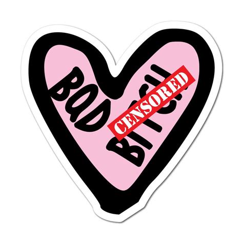 Bad Girl Sticker Decal Funny Joke Luggage Rude Silly Car Laptop | eBay