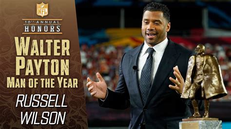 Russell Wilson Wins Walter Payton NFL Man of the Year Award | 2021 NFL Honors - YouTube