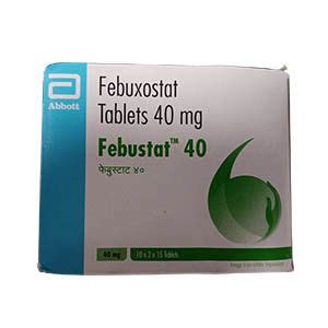 Buy Febustat 40mg Febuxostat Tablet Online at Wholesale Price