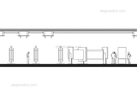 Art gallery DWG, free CAD Blocks download