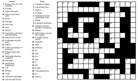 Online Crosswords Net Printable Daily