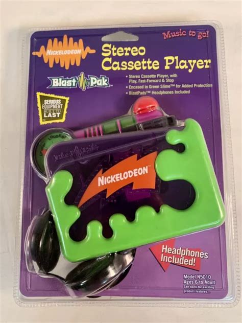 NICKELODEON BLAST PACK Stereo Cassette Player #N5010 ~ Brand New 1996 SEALED!! $278.90 - PicClick