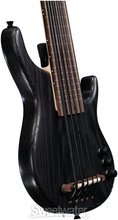 Kala Solid Body U-Bass - 5-String, Fretless, Satin Blk | Sweetwater.com