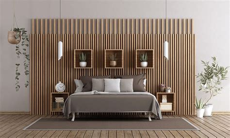 Wooden Wall Designs And Panels For Bedroom | DesignCafe | Wall panels bedroom, Wood paneling ...