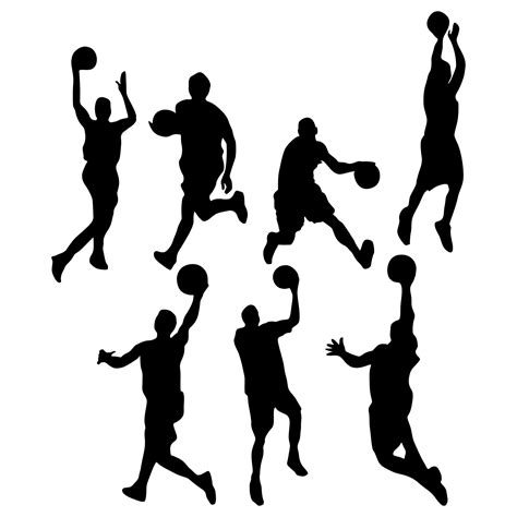 Free Silhouette Basketball Cliparts, Download Free Silhouette Basketball Cliparts png images ...