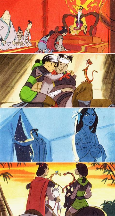 → concept art of Mulan and Shang in Mulan II | Mulan disney, Anime vs cartoon, Disney princess ...