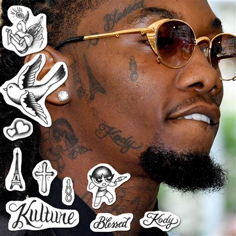 Offset Temporary Tattoos Set (Face + Neck) – TattooIcon