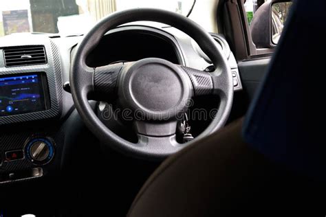 Dashboard or Cockpit of a Car or Vehicle Stock Photo - Image of wheel, future: 263059570