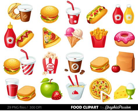 unhealthy food clipart - Clip Art Library