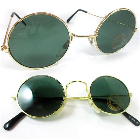 1 John Lennon Sunglasses Classic Retro Round Shades Retro Vintage Hippie Lenses | eBay