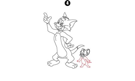 Tom and Jerry Drawing || Step By Step Guide - Cool Drawing Idea